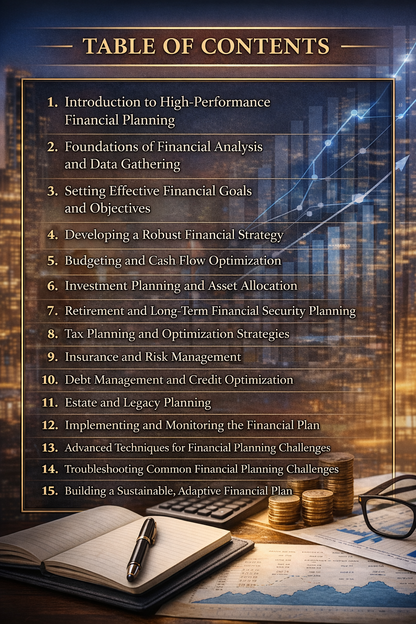 How to Build a High-Performance Financial Plan