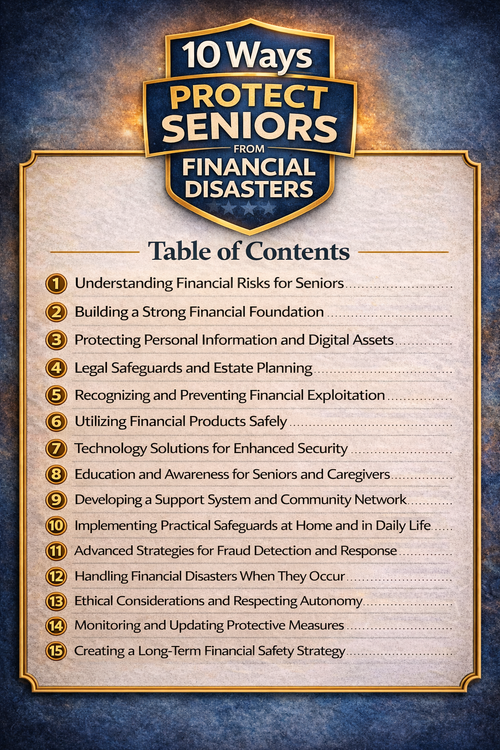 10 Ways to Protect Seniors from Financial Disasters