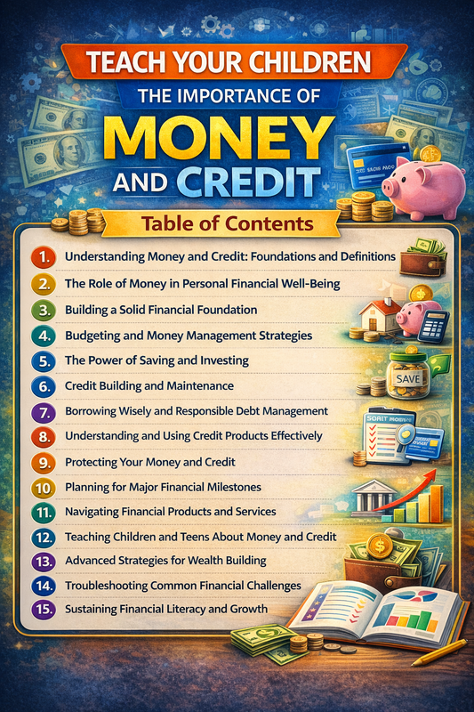 Teach Your Children the Importance of Money and Credit