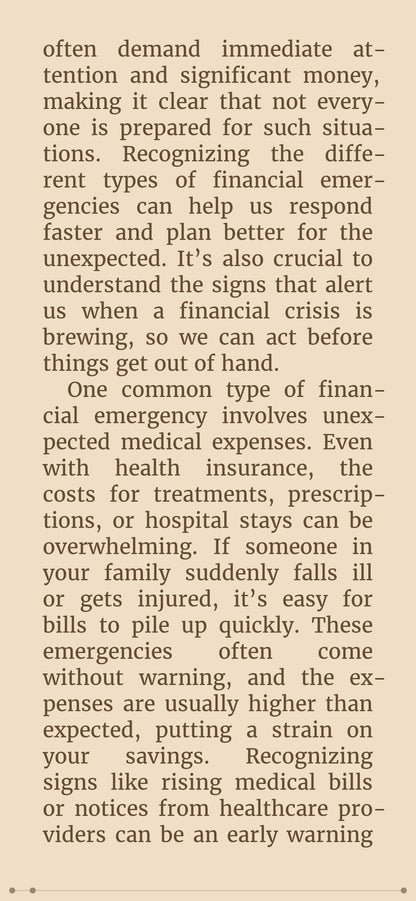 Financial First Aid