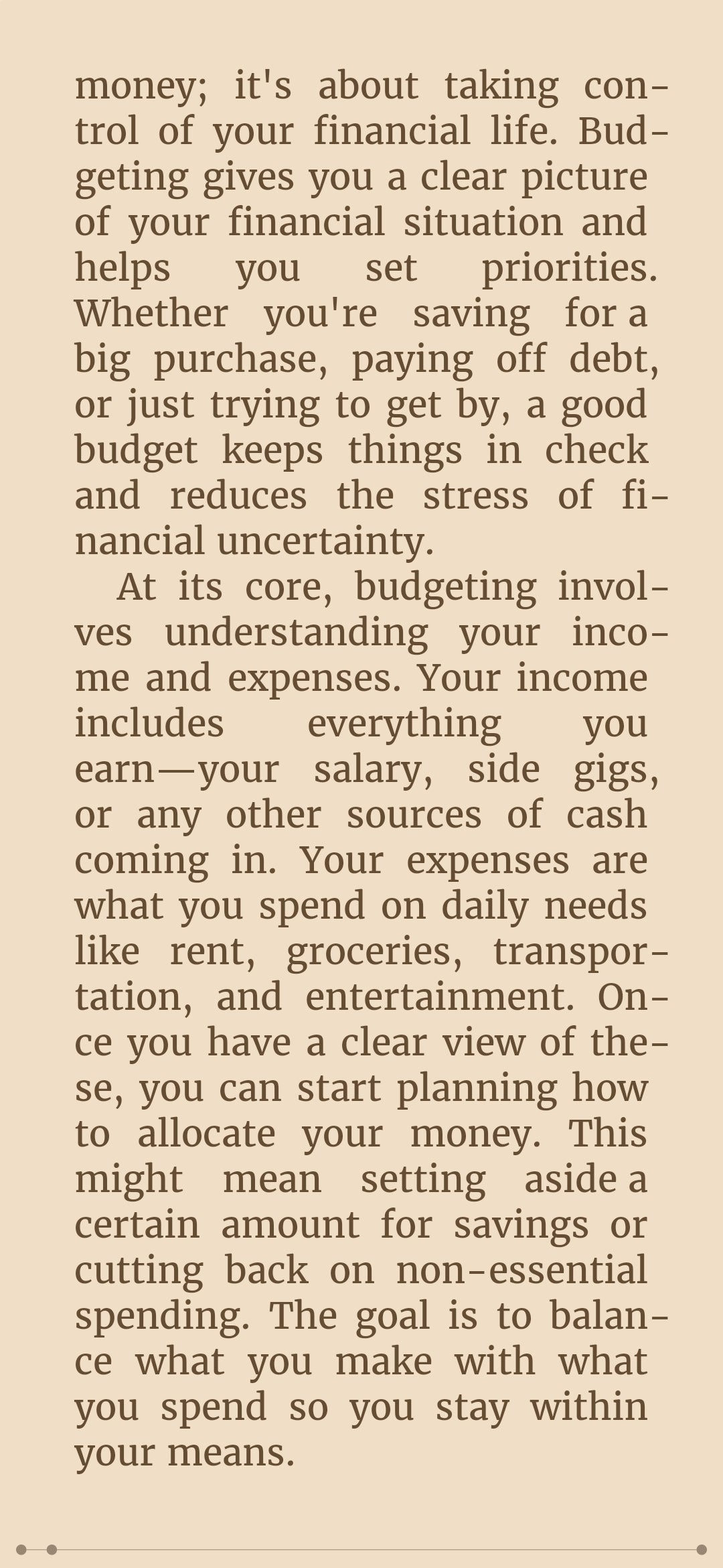 The Beginner's Guide to Budgeting