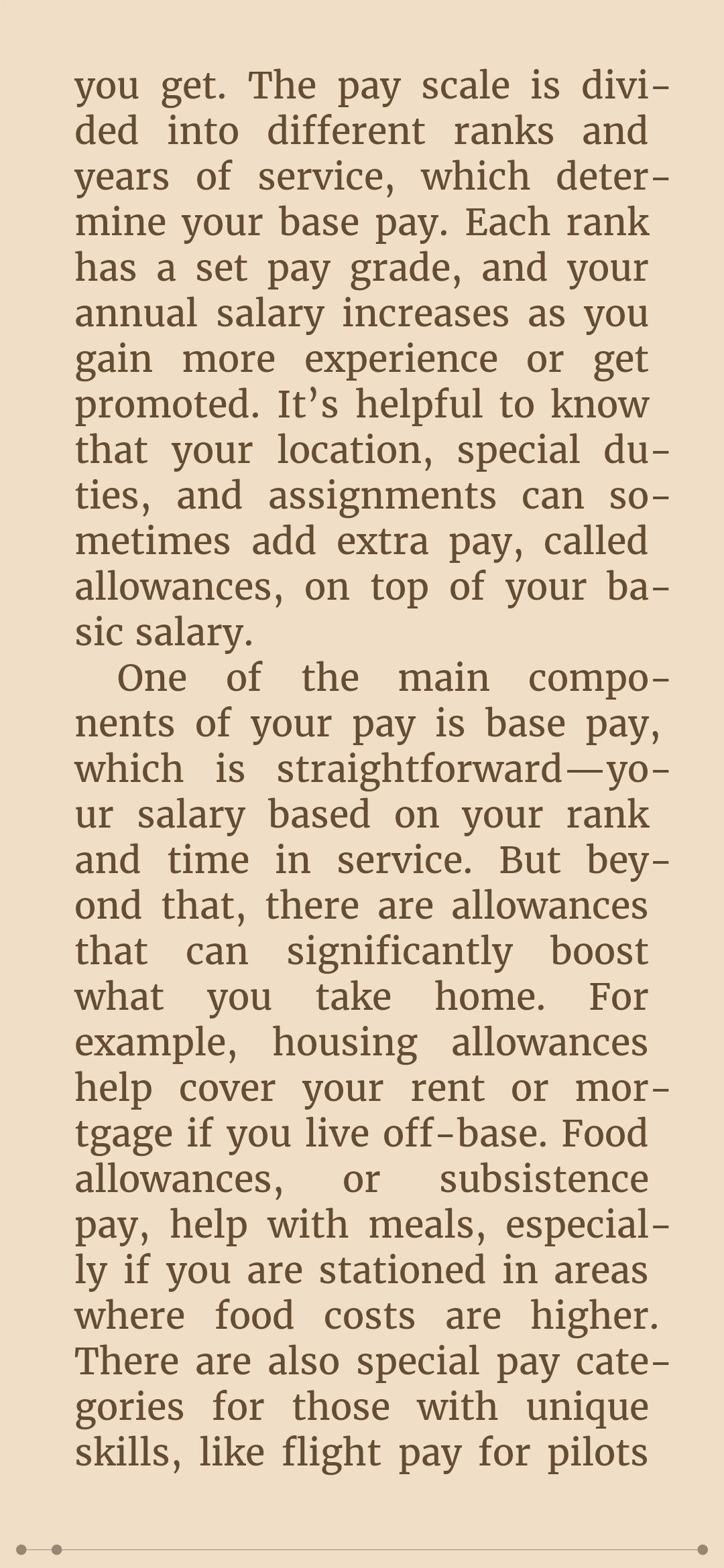 How to Survive on a Military Salary