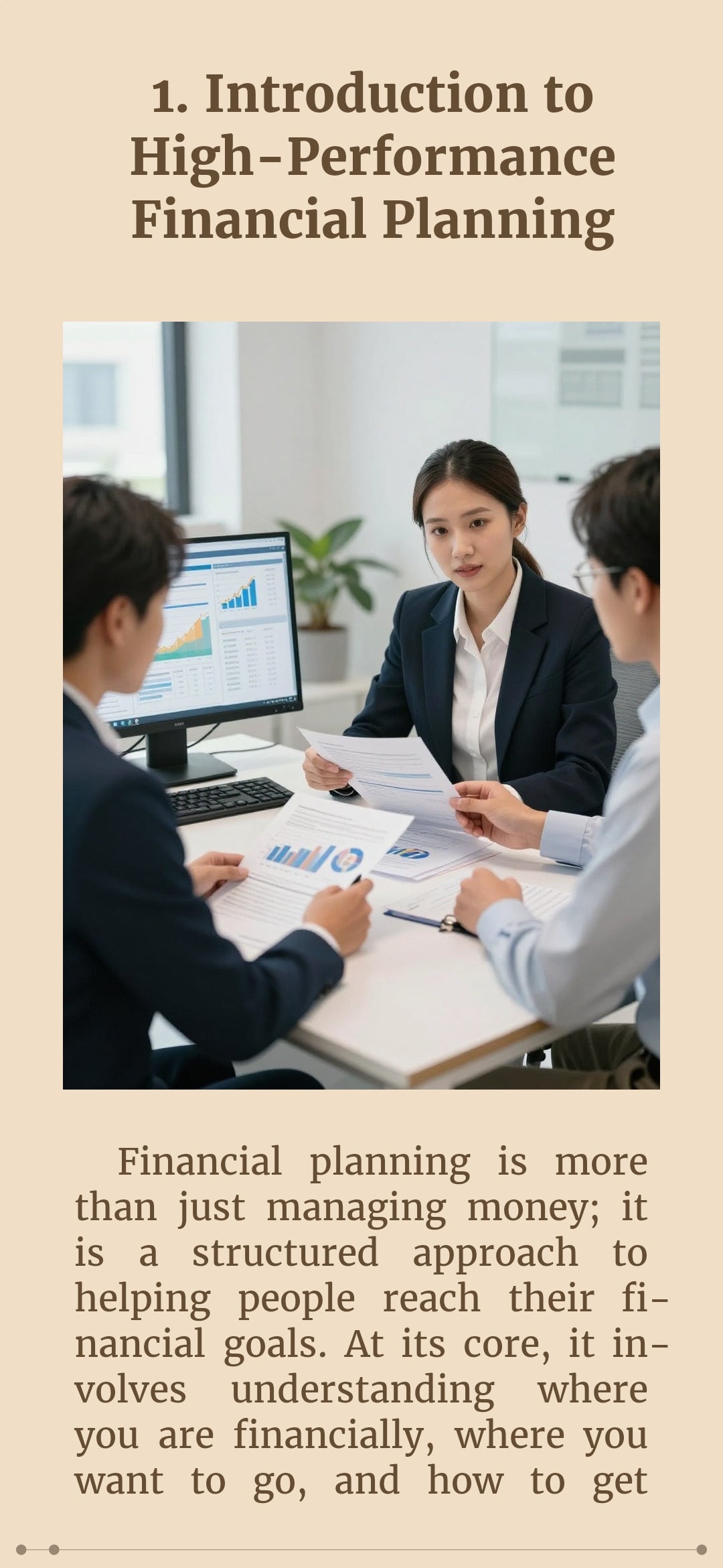 How to Build a High-Performance Financial Plan
