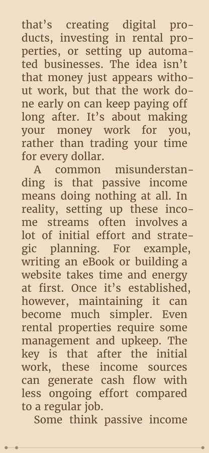 Passive Income for Beginners